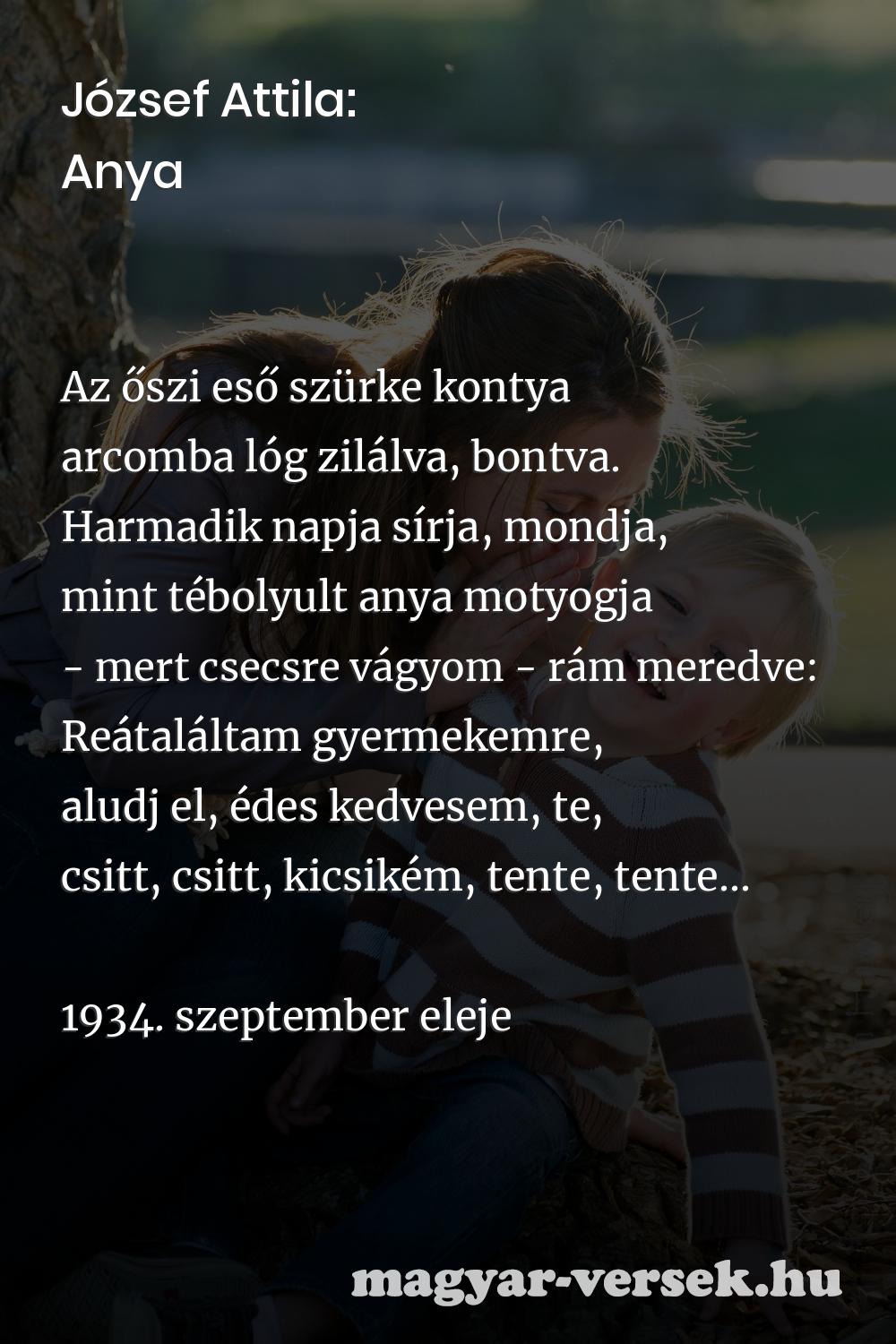 anya versek a magyar irodalomban